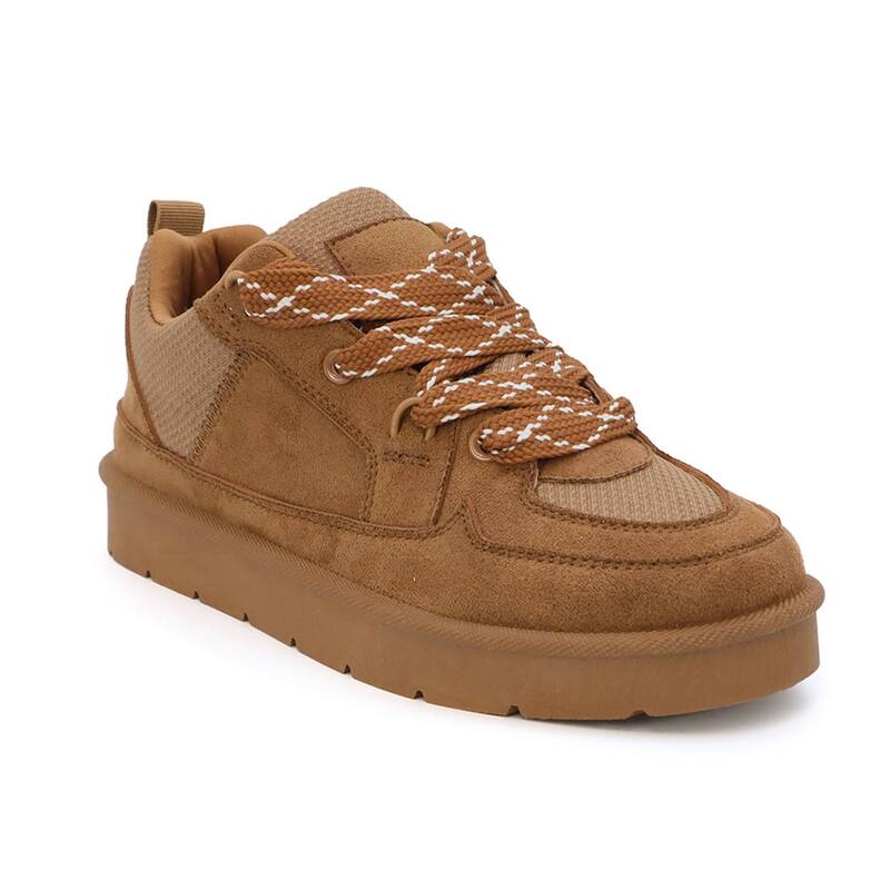 ヨキ レディース シューズ スニーカー レース Yoki Pembroke-14 Women's Lace-Up Casual Sneakers Cognac