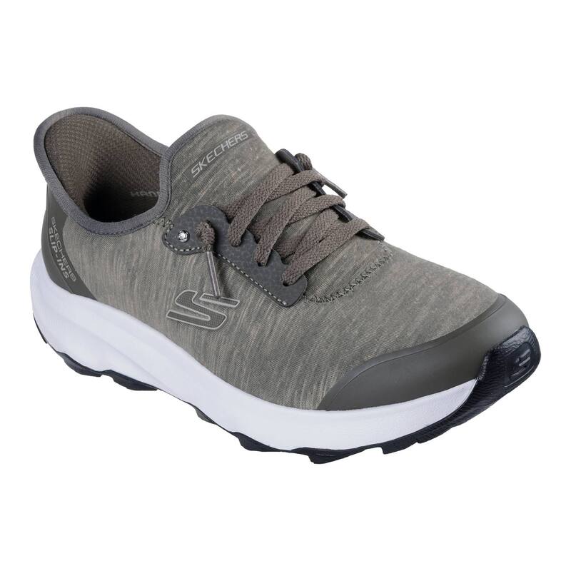 スケッチャーズ レディース シューズ スニーカー Skechers Hands Free Slip-ins Ridge Oak Women Trail Shoes Dark Taupe トープ