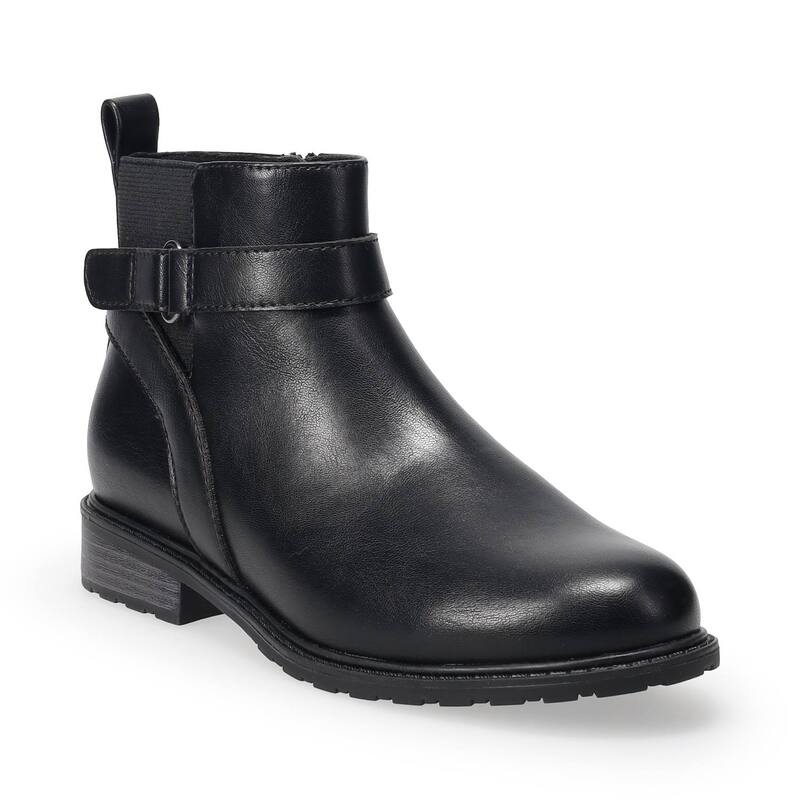 ソノマ レディース シューズ ブーツ・レインブーツ アンクル Sonoma Goods For Life Belted Women's Ankle Boots Onyx