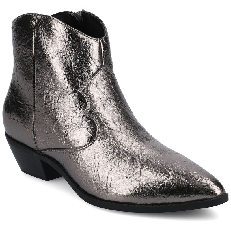 ジャーニー レディース シューズ ブーツ・レインブーツ アンクル Journee Taliah Women's Ankle Booties Pewter ピューター