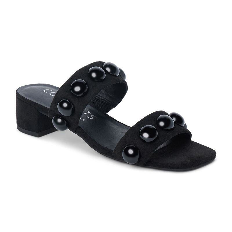 マチス レディース シューズ サンダル スエード ヒール Coconuts by Matisse Venus Women Faux Suede Studded Sandal Heels Black ブラック
