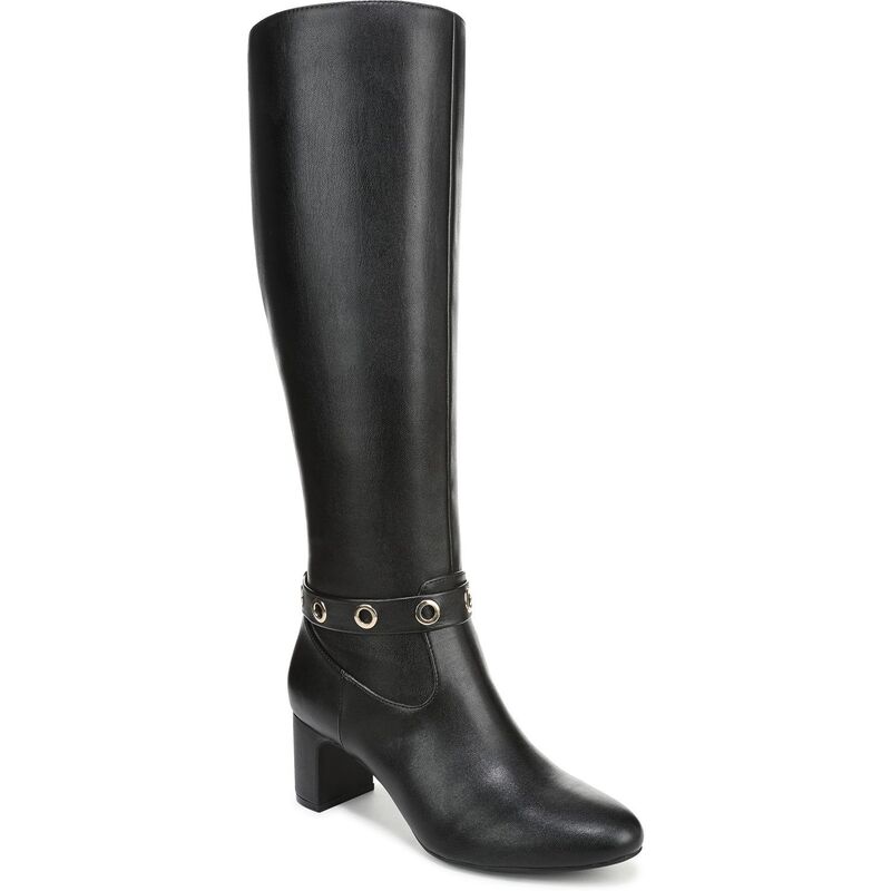 ライフストライド レディース シューズ ブーツ・レインブーツ LifeStride Tansy Women's Zip Knee-High Boots in Regular and Wide Calf Black ブラック