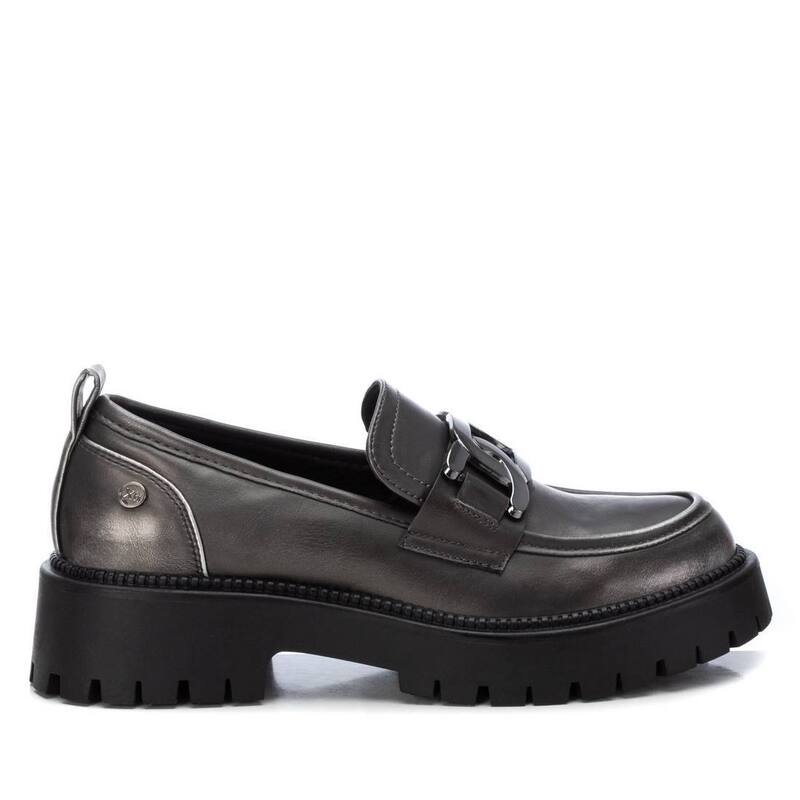 キシタイ レディース シューズ サンダル ローファー Women Penny Loafers By XTI 143291 Charcoal チャコール