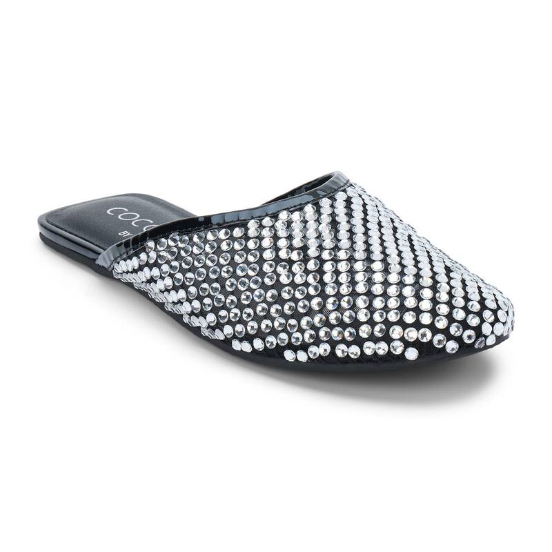 マチス レディース シューズ サンダル Coconuts by Matisse Karlie Women'slip-On Mules Black Rhinstone ブラック