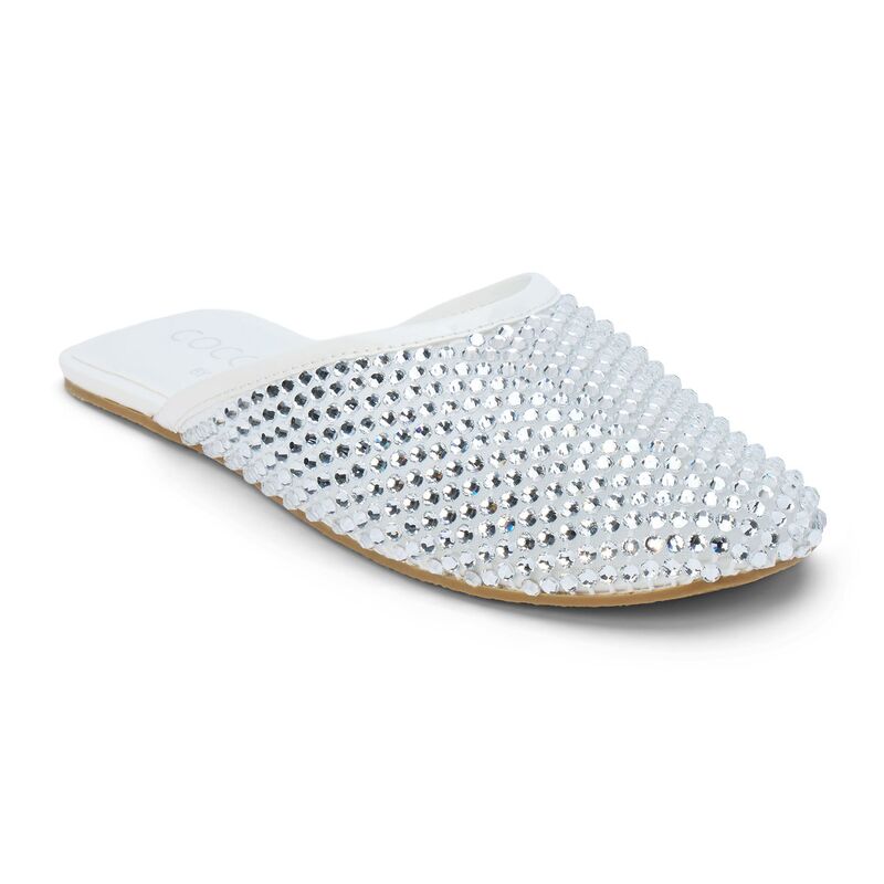 マチス レディース シューズ サンダル Coconuts by Matisse Karlie Women'slip-On Mules White Rhinestone ホワイト