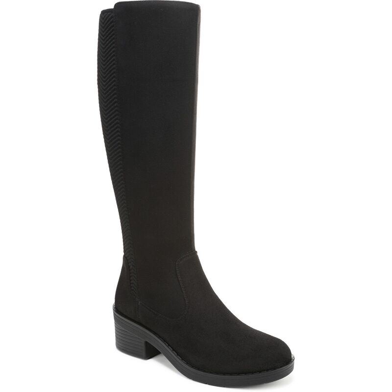 ライフストライド レディース シューズ ブーツ・レインブーツ トール LifeStride Optimum Women\u0027s Microfiber Zip Tall Boots Black 黒いこと 靴-ブーツ-その他