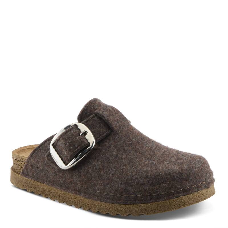 フレクサス レディース シューズ サンダル Flexus by Spring Step Cloggiller Women'slip-On Clogs Brown ブラウン｜ReVida 店
