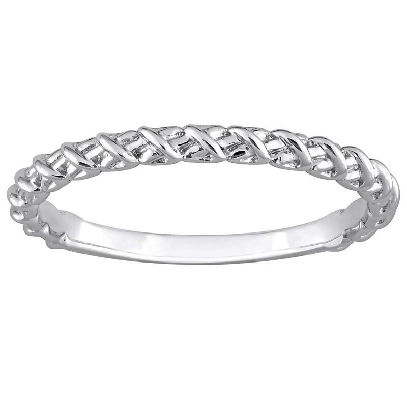 ステラ グレース レディース アクセサリー リング Stella Grace 14k White Gold Twisted Wedding Band 14k White Gold ホワイト 238,900円