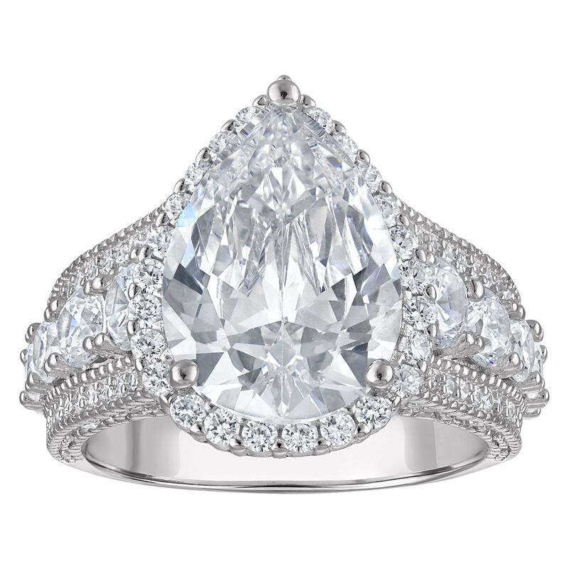 Designs by Gioelli レディース アクセサリー リング Designs by Gioelli Sterling Silver Cubic Zirconia Statement Ring Sterling シルバー