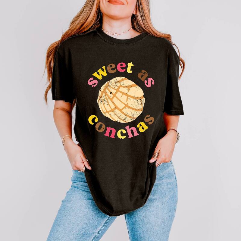 Simply Sage Market レディース トップス ティーシャツ Simply Sage Market Sweet A Conchas - Garment Dyed Tee Black 黒いこと レディースファッション-トップス-Tシャツ・カットソー