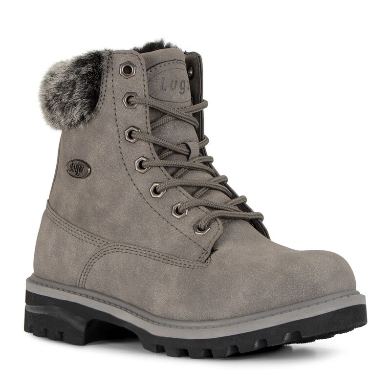 ラグズ レディース シューズ ブーツ・レインブーツ エンパイア Lugz Empire Hi Faux-Fur Women's Water-Resistant Boots Charcoal チャコール