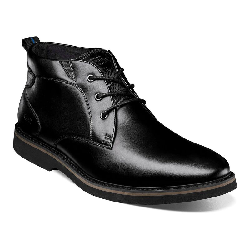 ノンブッシュ メンズ シューズ ブーツ・レインブーツ Nunn BushR Denali Men's Waterproof Chukka Boots Black Smooth ブラック｜ReVida 店