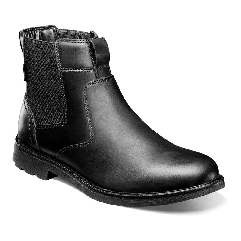 ノンブッシュ メンズ シューズ ブーツ・レインブーツ チェルシーブーツ チェルシー レザー Nunn BushR 1912 Men Leather Chelsea Boots Black Ch ブラック