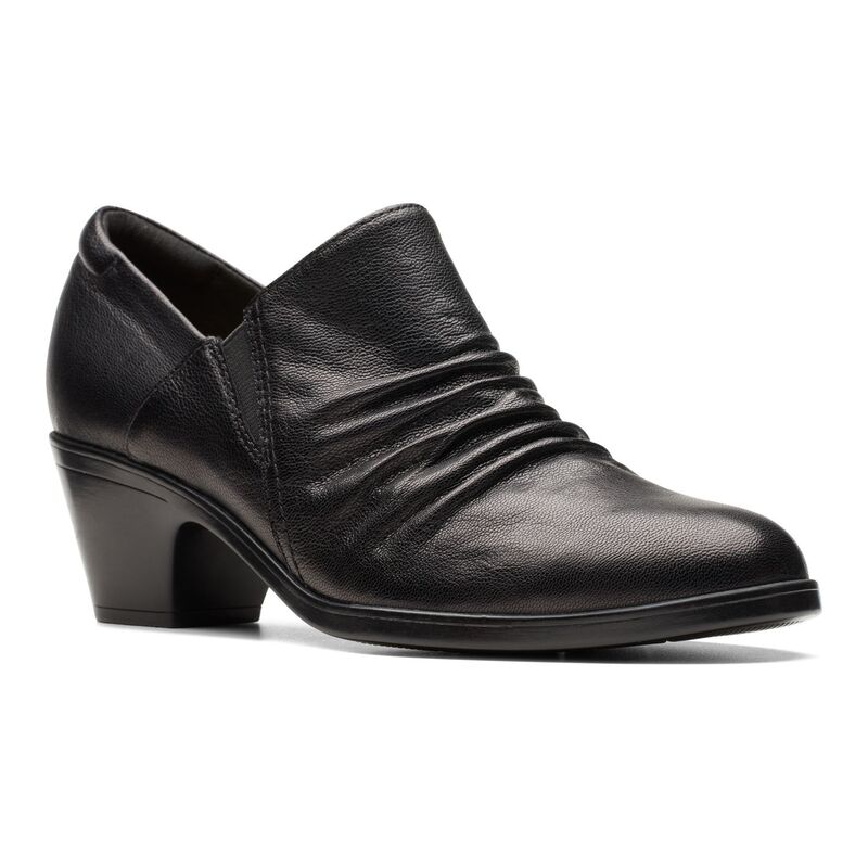 クラークス レディース シューズ ブーツ・レインブーツ レザー ClarksR Emily2 Cove Women's Leather Pumps Black ブラック