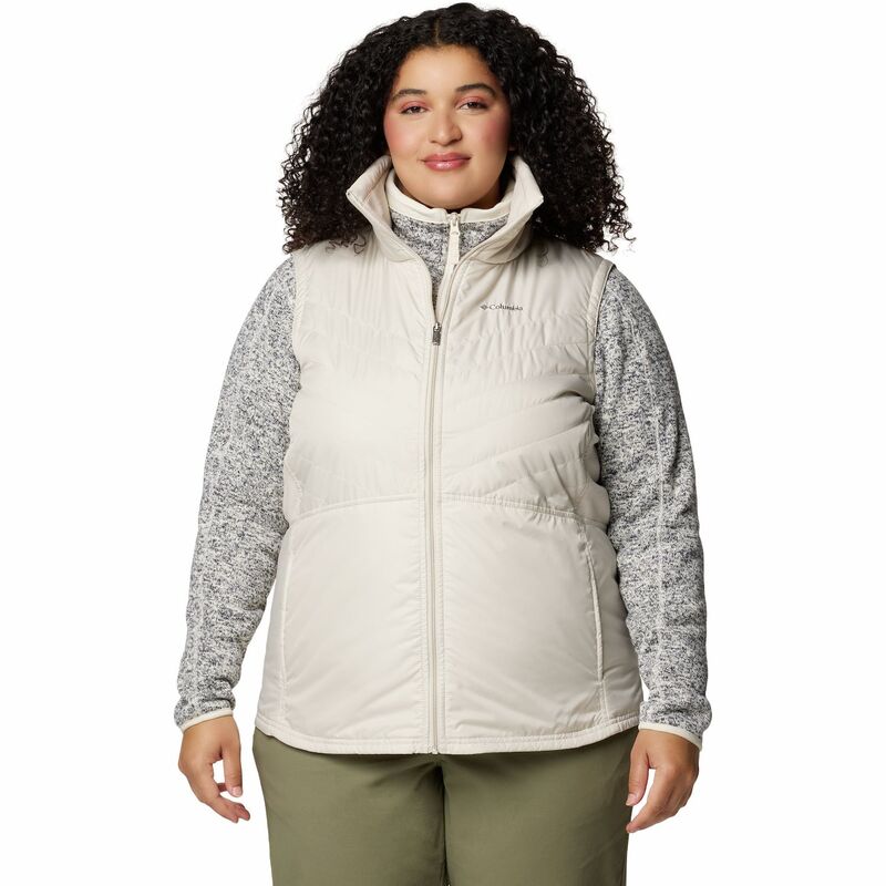コロンビア レディース アウター ジャケット・ブルゾン プラスサイズ ベスト Plusize Columbia Mix It Around Vest III Dark Stone ストーン|ReVida 店