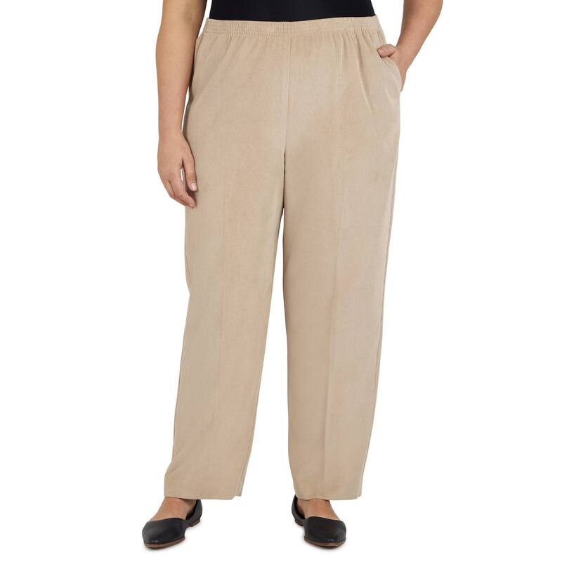 アルフレッド ダナー レディース ボトムス カジュアルパンツ コーデュロイ プラスサイズ Plusize Alfredunner Classicorduroy Elastic Waist Pants Tan タン 9,840円