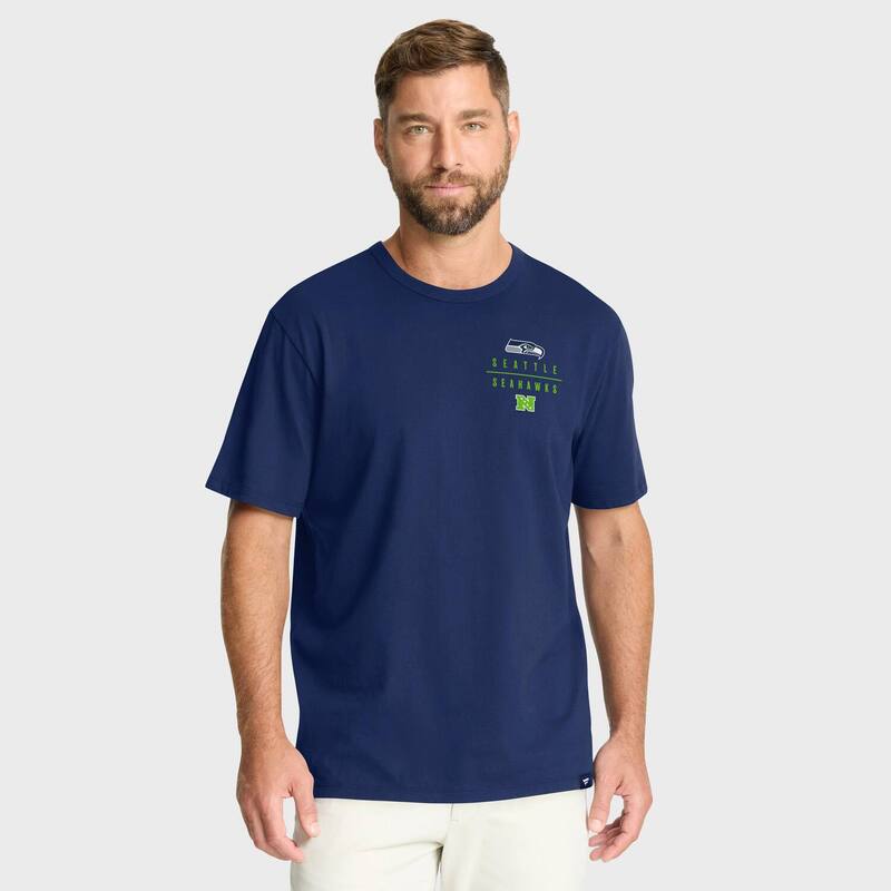 ファナティクス メンズ トップス Tシャツ Men's Fanatics College Navy Seattle Seahawks Passing Pocket Legacy T-Shirt Sea Multi マルチカラー