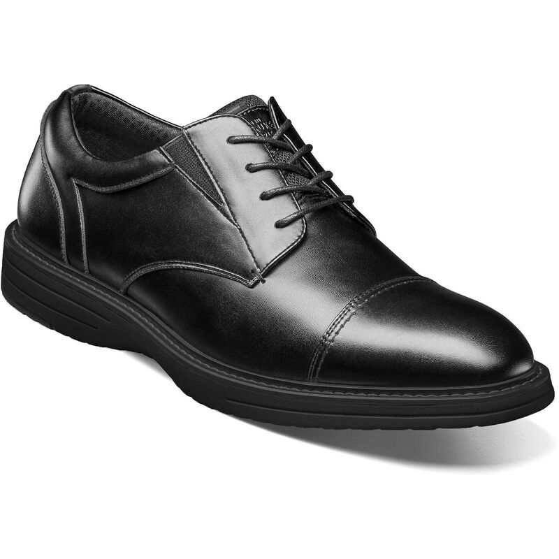 ノンブッシュ メンズ シューズ オックスフォード キャップ Nunn Bush Gates Cap Toe Men's Oxford Shoes Black ブラック
