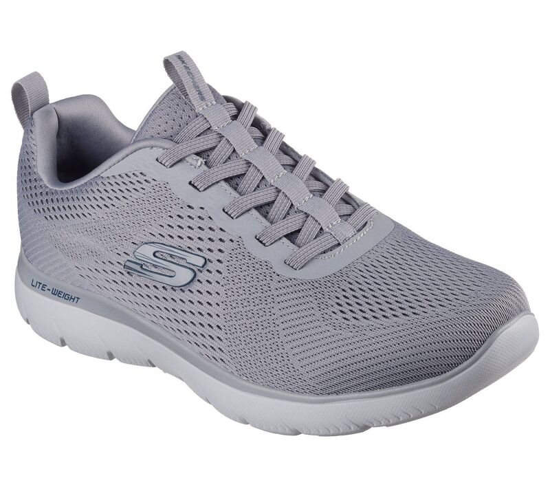スケッチャーズ メンズ シューズ スニーカー Skechersummits Eckler Men\u0027sneakers Gray Navy 薄墨色