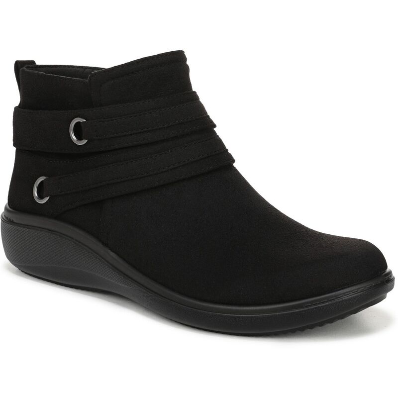 ライフストライド レディース シューズ ブーツ・レインブーツ アンクル LifeStride Brave Women\u0027s Zip Ankle Boots Black 黒いこと その他-レディース靴