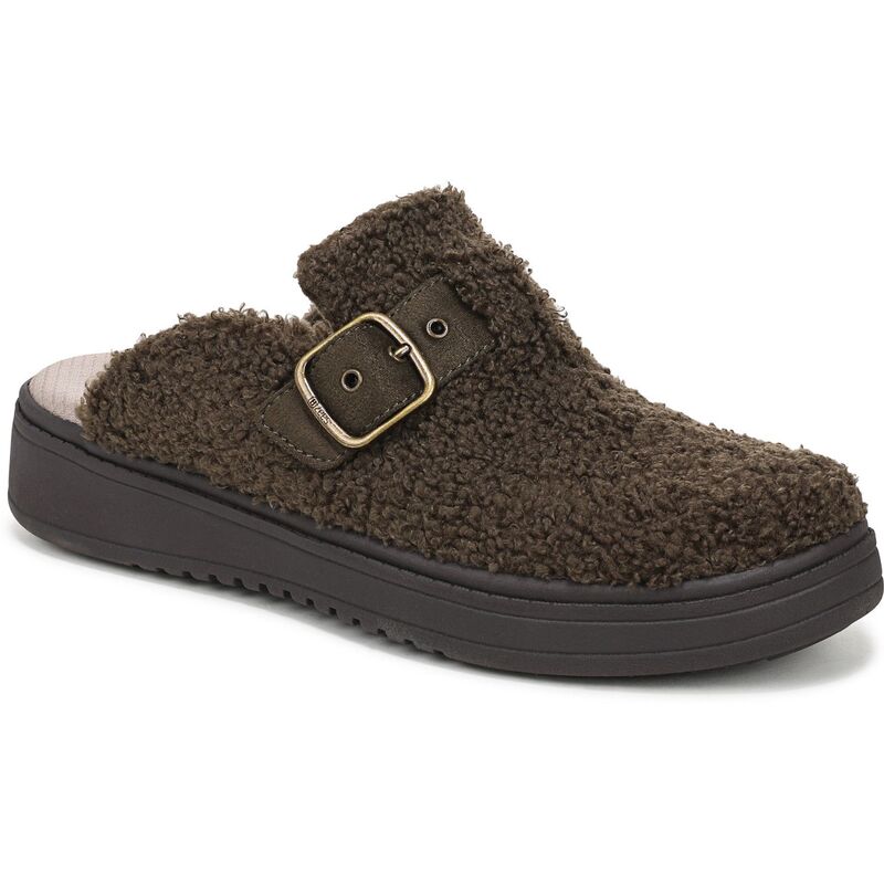 ライフストライド レディース シューズ サンダル LifeStride Vibe-Cozy Women Faux Fur Slip-On Mules Green グリーン