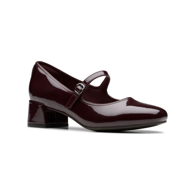 クラークス レディース シューズ パンプス ヒール Clarks Iridessa Rae Women's Block Heel Dresshoes Merlot