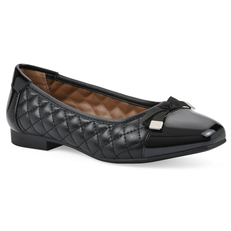 ホワイトマウンテン レディース シューズ サンダル White Mountain Bocah Women's Ballet Flatslip-On Round Toe Flats Black Smooth ブラック