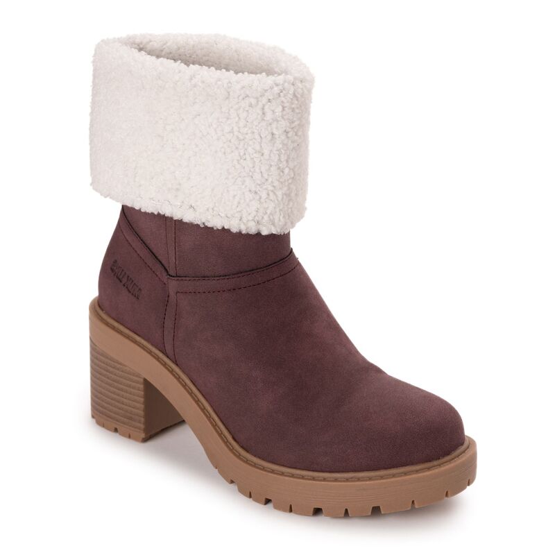 ムクルクス レディース シューズ ブーツ・レインブーツ アンクル MUK LUKS Londyn Women's Ankle Boots Burgundy バーガンディ