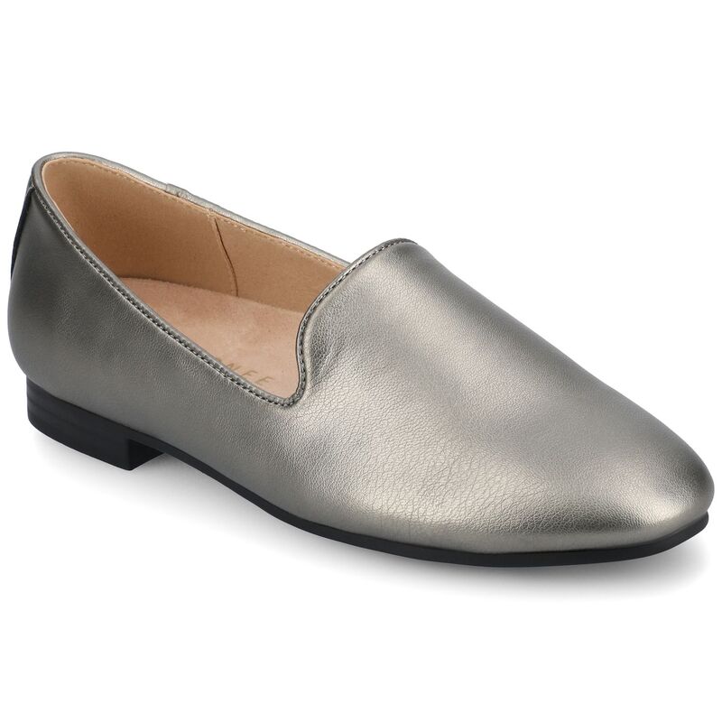ジャーニー レディース シューズ サンダル Journee Ishani Women's Almond Toe Ballet Flats In Regular & Wide Width Pewter ピューター