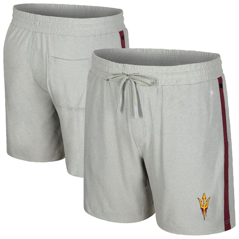 コロシアム メンズ ボトムス ハーフパンツ・ショーツ ショートパンツ Men's Colosseum Gray Arizona State Sun Devils Mac Shorts Asu Grey グレー