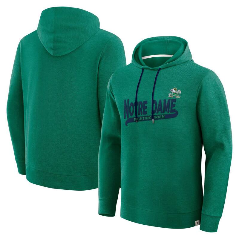 ファナティクス メンズ トップス プルオーバー パーカー Men\u0027s Fanatics Greenotre Dame Fighting Irishometown Premium Huddle Up Long Sleeve Hoodie T-Shirt Ntd Green 緑であること