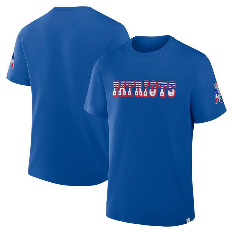 ファナティクス メンズ トップス Tシャツ Men's Fanatics Royal New England Patriots Elevated Classic Legacy T-Shirt Pat Blue ブルー