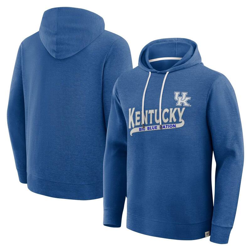 ファナティクス メンズ トップス プルオーバー パーカー Men\u0027s Fanatics Royal Kentucky Wildcats Hometown Premium Huddle Up Long Sleeve Hoodie T-Shirt Ken Blue 青色