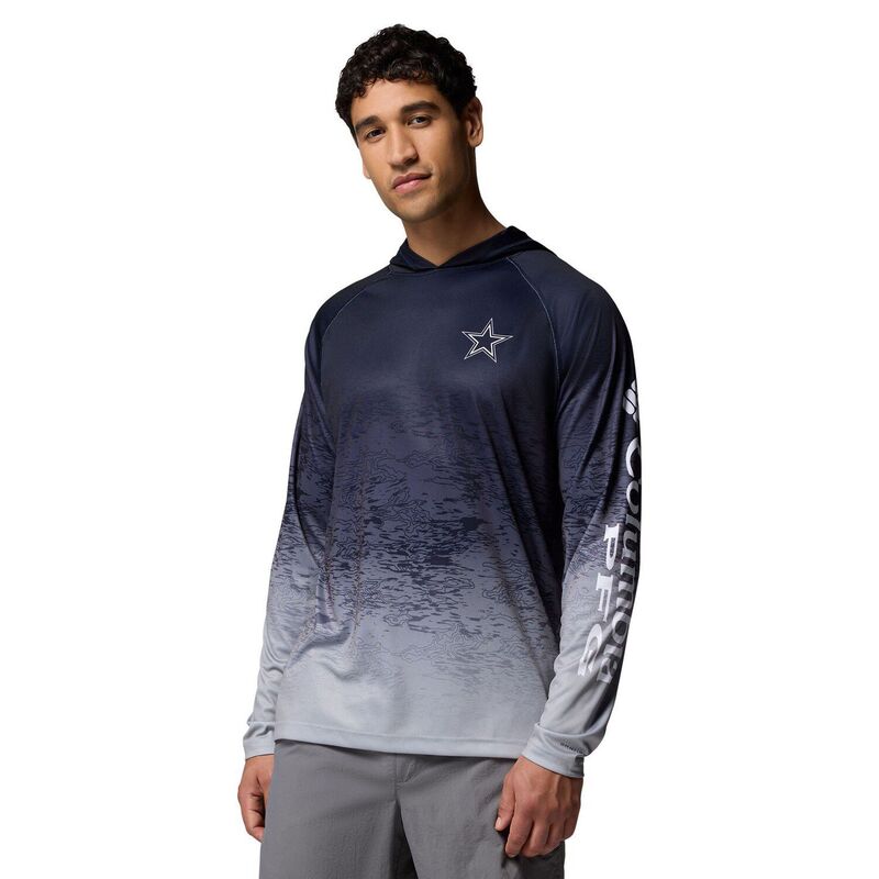 コロンビア メンズ トップス プルオーバー パーカー Men\u0027s Columbia Navy Dallas Cowboysuper Terminal Tackle Hoodie Cow Navy 米国海軍