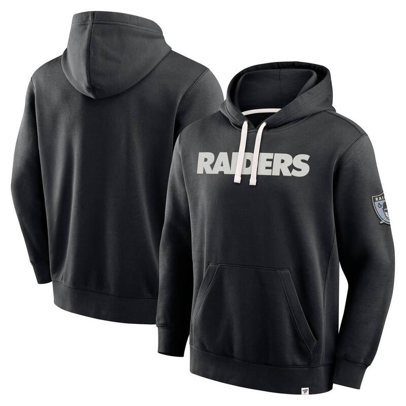 ファナティクス メンズ トップス Tシャツ パーカー Men's Fanatics Black Las Vegas Raiders New Horizons Heritage Pullover Hoodie Lvr Black ブラック