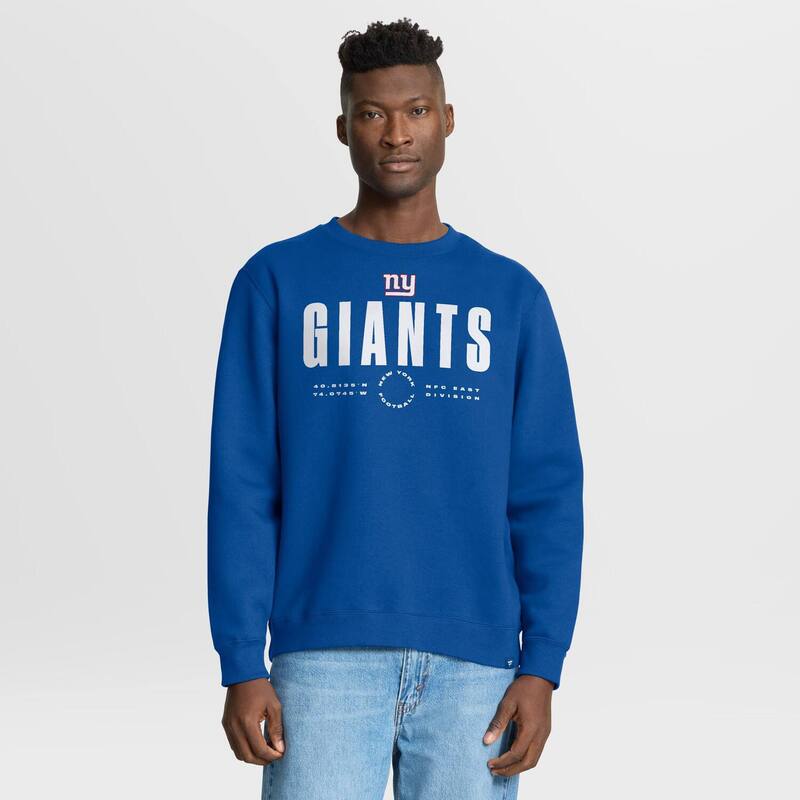 ファナティクス メンズ トップス Tシャツ スウェット Men's Fanatics Royal New York Giants Direct Handoff Legacy Pullover Sweatshirt Gia Blue ブルー
