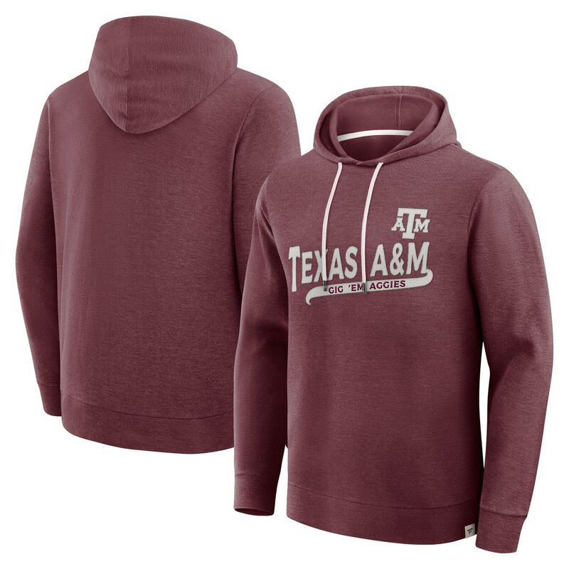 ファナティクス メンズ トップス プルオーバー パーカー Men\u0027s Fanatics Maroon Texas A\u0026M Aggies Hometown Premium Huddle Up Long Sleeve Hoodie T-Shirtam Red 赤いこと
