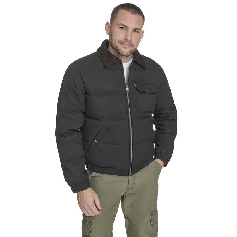 リーバイス メンズ アウター ジャケット・ブルゾン キルティング Men's Levi's Arctic Quiltedepot Jacket Black ブラック