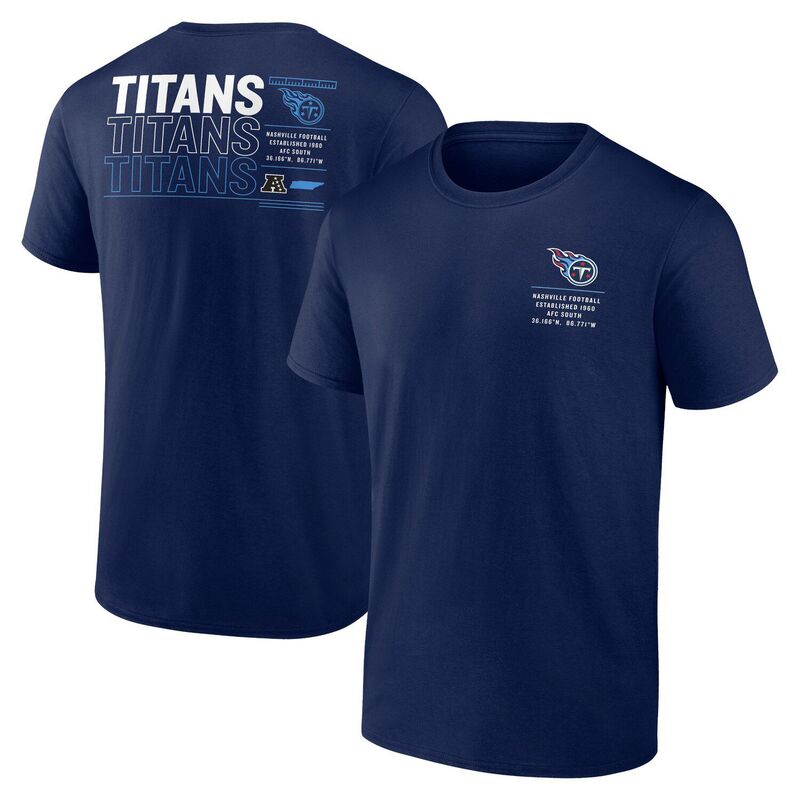 ファナティクス メンズ トップス Tシャツ Men's Fanatics Navy Tennessee Titans Repeat Stats T-Shirttnavy ネイビー