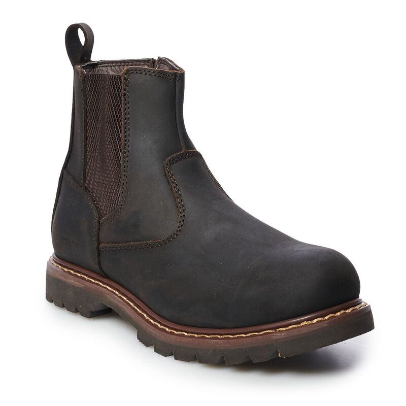 アドテック メンズ シューズ ブーツ・レインブーツ AdTec 9843 Men Australian Work Boots Brown ブラウン