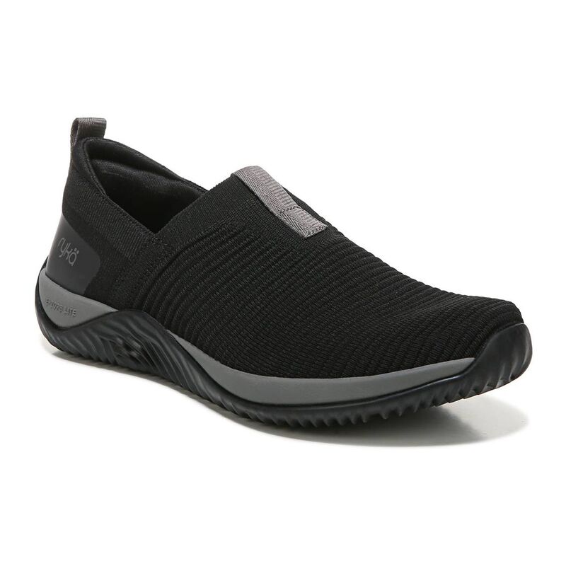 ライカ レディース シューズ スニーカー ニット Ryka Echo Knit Women'slip-on Sneakers Black Gray ブラック