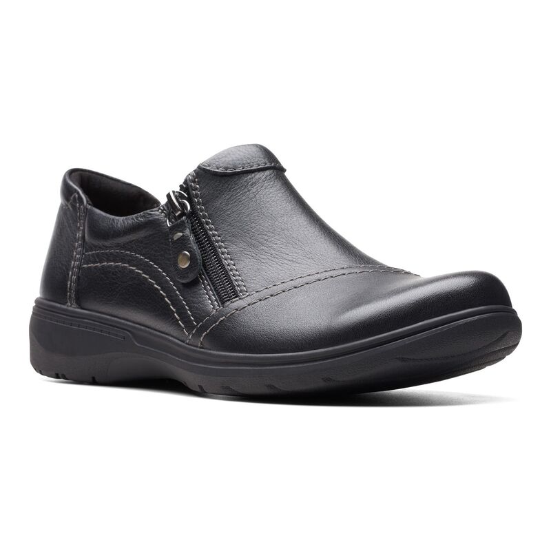 クラークス レディース シューズ サンダル レザー ClarksR Carleigh Ray Women's Leather Shoes Black ブラック