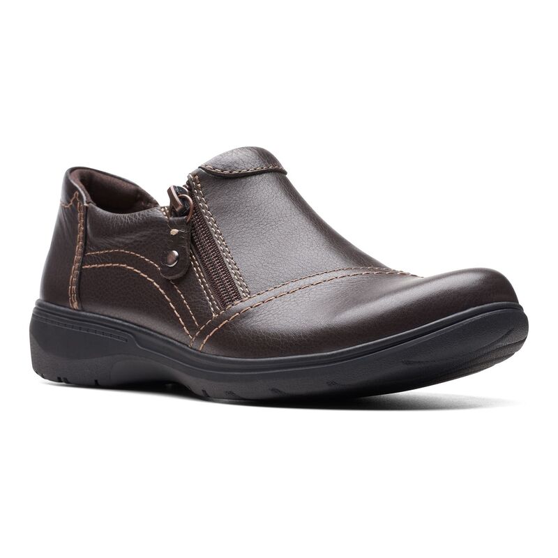 クラークス レディース シューズ サンダル レザー ClarksR Carleigh Ray Women's Leather Shoes Brown ブラウン