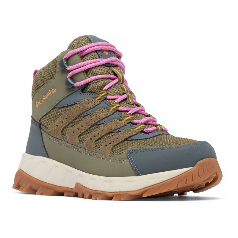 コロンビア レディース シューズ スニーカー Columbia Strata Women\u0027s Waterproof Trail Shoestone Green Sunstone 緑であること
