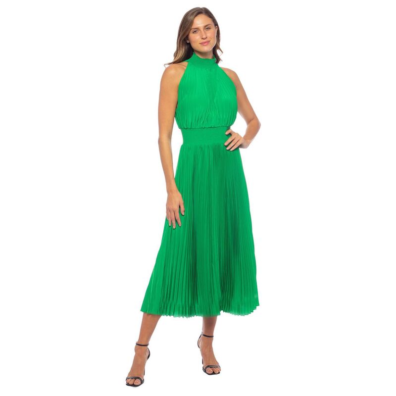 マリナ レディース トップス ワンピース プリーツ ノースリーブ Women's Marina Sleeveless Pleatedress Kelly Green グリーン