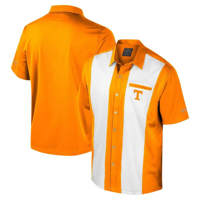 円形劇場 メンズ トップス プルオーバー Men\u0027s Colosseum Tennessee Orange Tennessee Volunteerstrike Bowling Button-Up Shirten Orange オレンジ色
