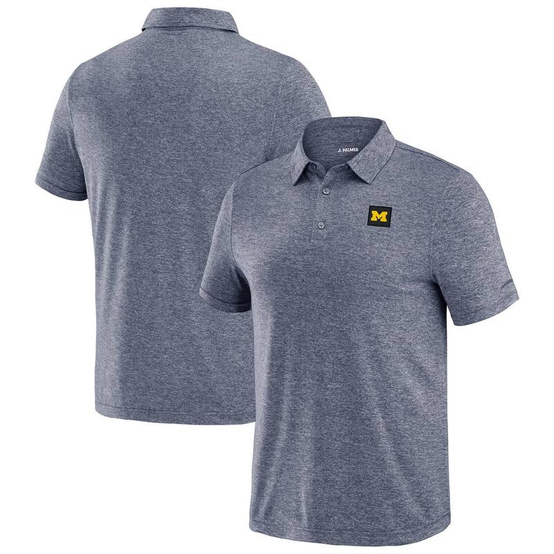 アンブランデッド メンズ トップス プルオーバー スポーツシャツ 落ちこむ Unbranded Men\u0027s J. Palmer Navy Michigan Wolverines Four Down Polo Mic Navy 米国海軍