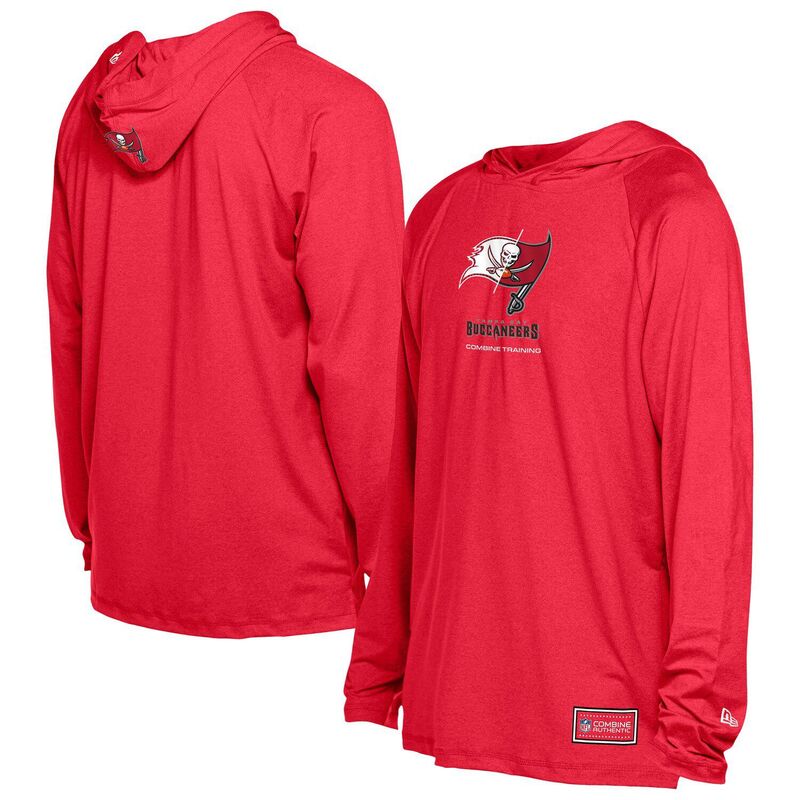 ニュー内鰓 メンズ トップス プルオーバー パーカー Men\u0027s New Era Red Tampa Bay Buccaneers Functional Fandom Hoodie Buc Red 赤いこと