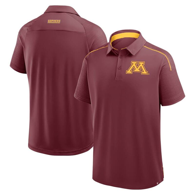 ファナティクス メンズ トップス プルオーバー スポーツシャツ Men\u0027s Fanatics Maroon Minnesota Golden Gophers Take The Leadefenderaglan Polo Min Red 赤いこと