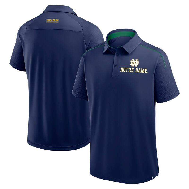 ファナティクス メンズ トップス プルオーバー スポーツシャツ Men\u0027s Fanatics Navy Notre Dame Fighting Irish Take The Leadefenderaglan Polo Ntd Navy 米国海軍